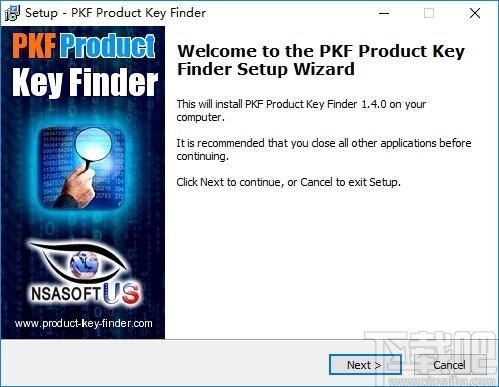PKF Product Key Finder下载,密码找回工具,密码恢复