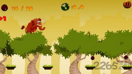 猛犸象丛林奔跑手机版下载,猛犸象丛林奔跑,丛林游戏,过关游戏